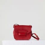 Celine Bright Red Python Small Tab Bag