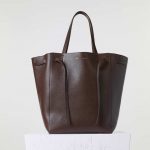 Celine Brown Phantom Cabas with Belt Medium Bag