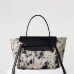 Celine Calf Hair Spotted Belt Tote Bag - Fall 2015