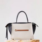 Celine Chalk Smooth Calfskin Small Ring Bag