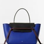 Celine Indigo/Burgundy/Black Smooth Calfskin Belt Bag