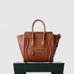 Celine Micro Luggage Tan Natural Calfskin Bag - Fall 2015