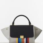 Celine Multicolor Textile Trapeze Medium Bag