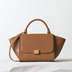 Celine Tan Natural Calfskin Trapeze Small Bag