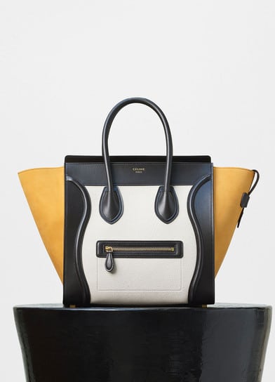 celine tricolor mini luggage