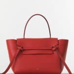 Celine Vermilion Drummed Calfskin Belt Bag