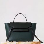 Celine Vert Fonce Belt Tote Bag - Fall 2015