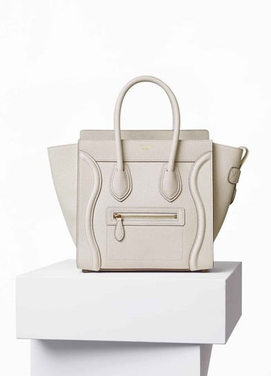 Celine Micro Luggage Handbag Off White – La Petite Boutique Winthrop