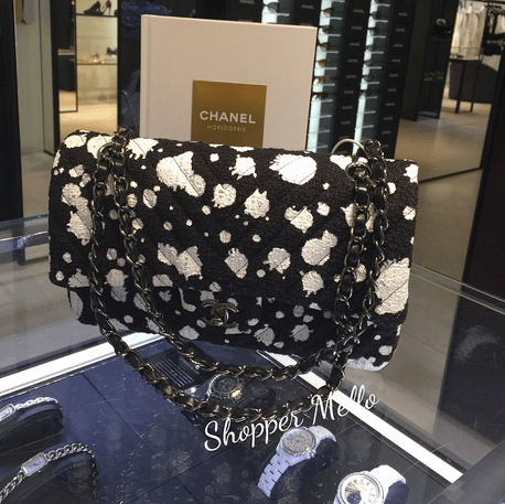 Chanel Paint Splatter Print Flap Bag