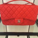 Chanel Red Easy Carry Large Bag