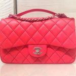 Chanel Red Easy Carry Medium Bag