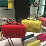 Chanel Red/Yellow Easy Carry Large Bags