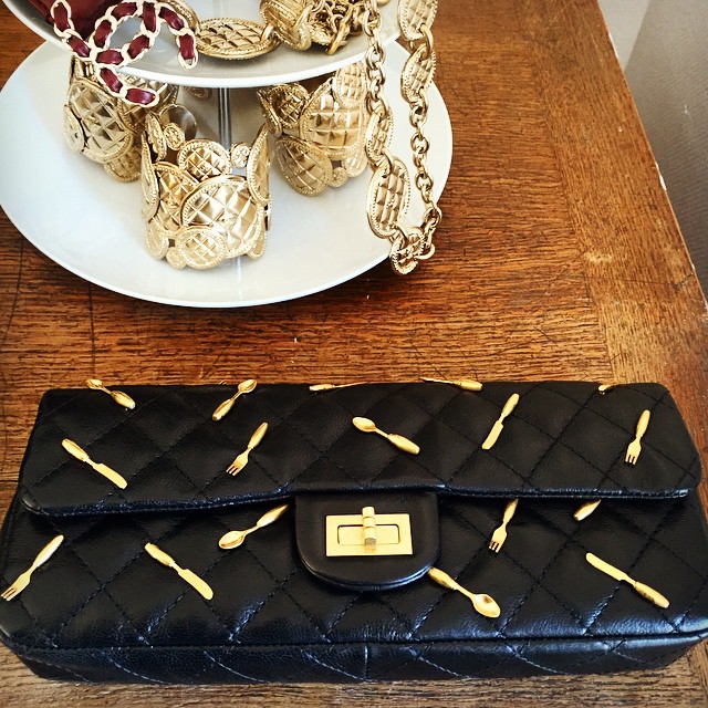 Chanel Brasserie Gabrielle Menu Clutch