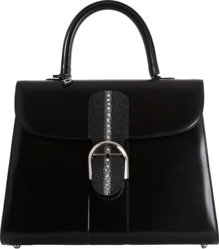 Delvaux Brillant Mini Smooth Leather Silver Hardware Black - NOBLEMARS