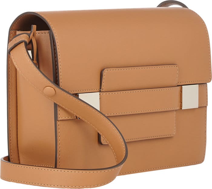 Madame leather crossbody bag Delvaux Beige in Leather - 31463817