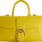Delvaux Mimosa Yellow Brillant East West Bag