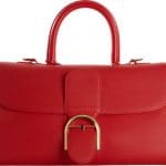 Delvaux Robin Red Brillant East West Bag