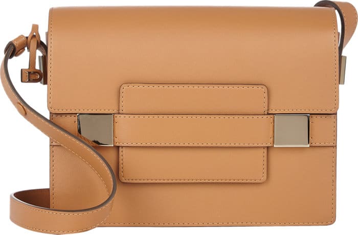 Madame leather handbag Delvaux Orange in Leather - 15788800
