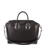 Givenchy Black with Plexi Hardware Antigona Medium Bag