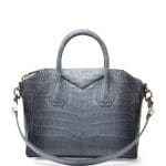 Givenchy Gray Crocodile Antigona Small Bag