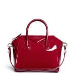 Givenchy Wine Red Patent Antigona Small Bag