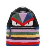 Fendi Monster Backpack Shearling Multicolor