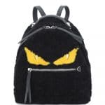 Fendi Mini Monster Backpack Shearling