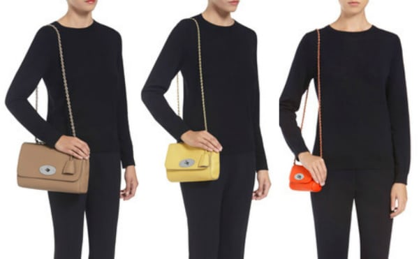 Mulberry Lily Chain Flap Bag: Mini versus Small size - Spotted Fashion