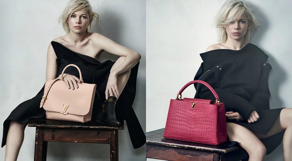 Michelle Williams Capucine ad campaign