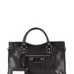 Balenciaga Black Metallic Edge Classic City Bag