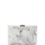 Balenciaga White Marble Le Dix Box Minaudiere Bag