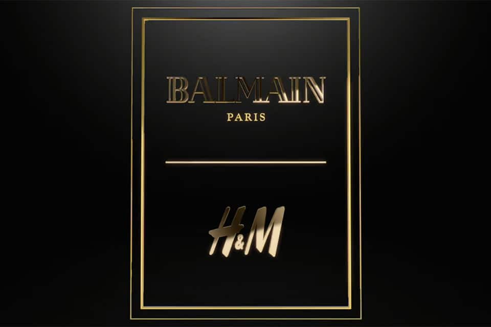 Balmain Announces Collaboration H&M -