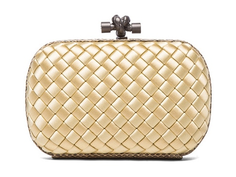 Bottega Veneta Banane Knot Clutch Bag