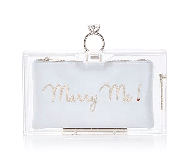 Charlotte Olympia Marry Me Clutch Bag