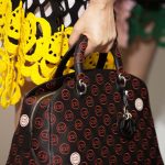 Dior Black/Red Logo Patterned City Bag - Cruise 2016