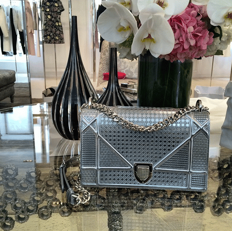 Diorama and Lady Dior Metallic Perforated Bags from Pre-Fall 2015