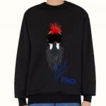 Fendi Black Karlito Fleece