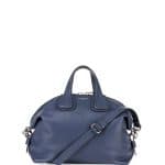 Givenchy Dark Blue Waxy Leather Nightingale Medium Bag