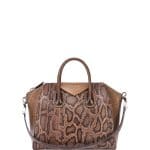 Givenchy Light Brown Antigona Mixed-Exotic Bag