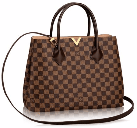 Louis Vuitton Kensington Damier Ebene 'V' Tote Bag Reference Guide -  Spotted Fashion