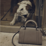 Moynat Grey Petite Ballerine Bag