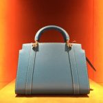 Moynat Light Blue Petite Ballerine Bag