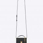 Saint Laurent Black High School Satchel Mini Bag