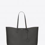 Saint Laurent Dark Anthracite Shopping Tote Large Bag