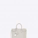 Saint Laurent Dove White Sac De Jour Nano Bag