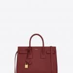 Saint Laurent Oxblood Sac De Jour Small Bag