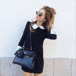 The Blonde Salad - Hermes Black Kelly Bag