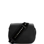 Valentino Black Band Rockstud Messenger Bag