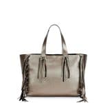 Valentino Bronze Metallic C-Rockee Fringe Tote Bag