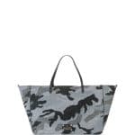 Valentino Gray Camucouture Felt Tote Bag